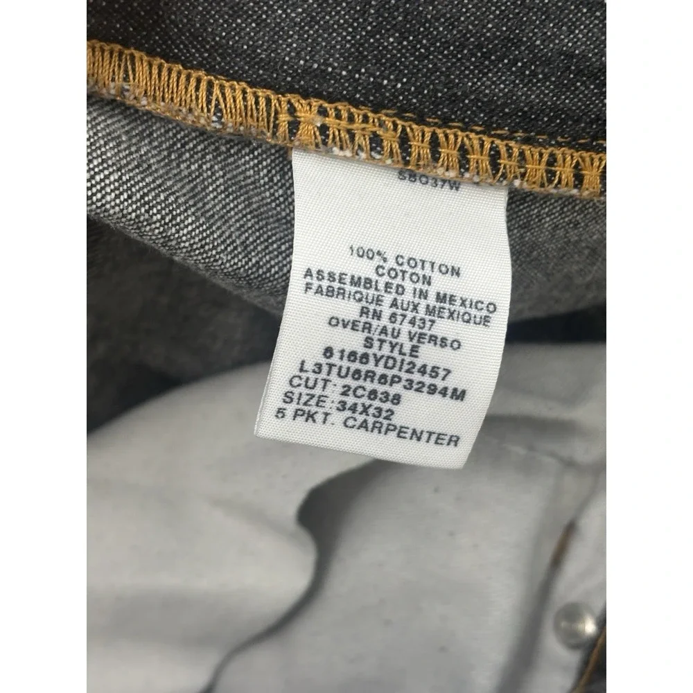 Vtg Ralph Lauren Polo Jeans Co 34x30 Denim C-5 Carpenter Jeans Y2K Baggy